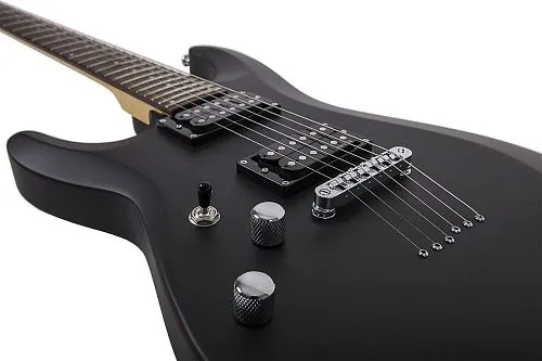 Schecter C-6 Deluxe LH SBK Леворукая электрогитара.